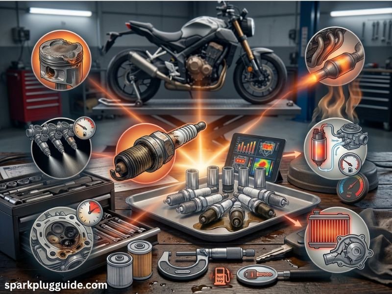 Bad Motorcycle Spark Plug Symptoms: Signs & Fixes