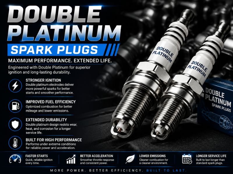 Double Platinum Spark Plugs