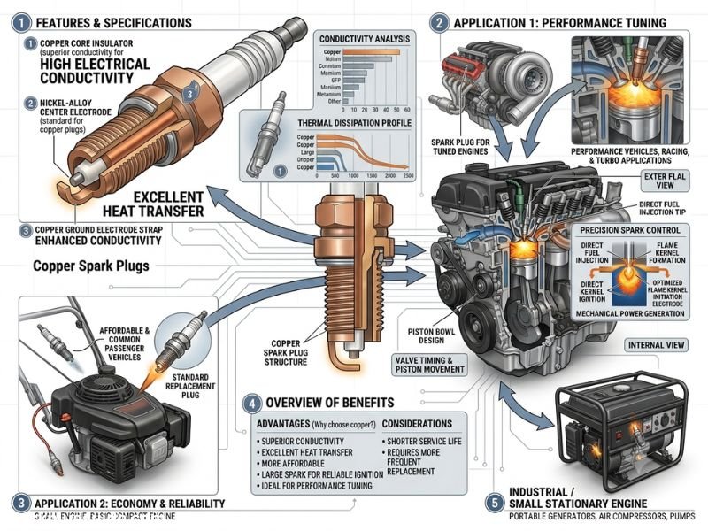 How Copper Spark Plugs Work