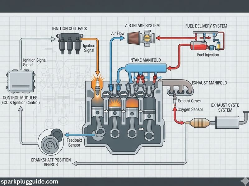 How Spark Plugs Work Together With Other Engine Components