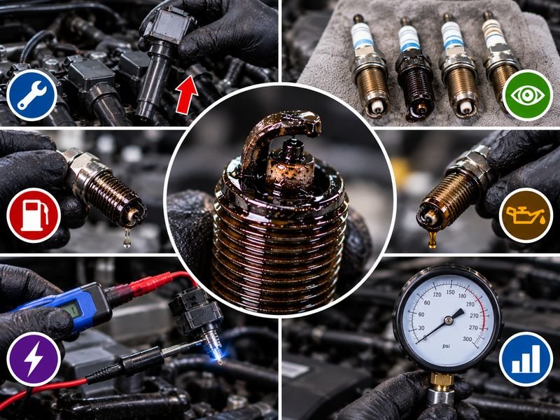 How to Diagnose Wet Spark Plugs