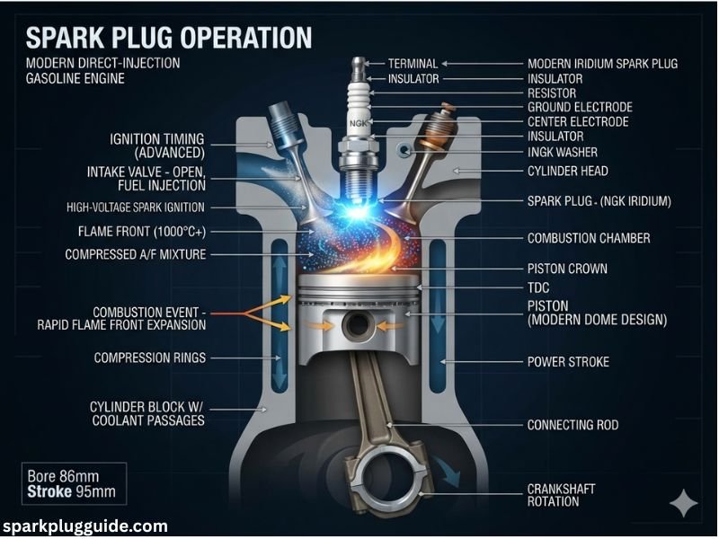 Spark Plug Operation in Modern Engines