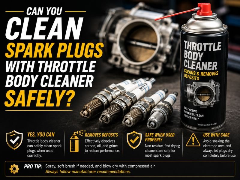 Is Throttle Body Cleaner Safe for Spark Plugs?