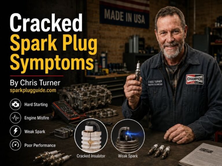 Cracked Spark Plug Symptoms