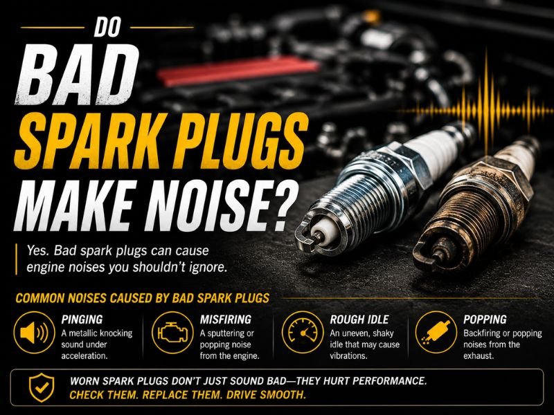 Do Bad Spark Plugs Make Noise? Sounds, Causes, and Diagnosis