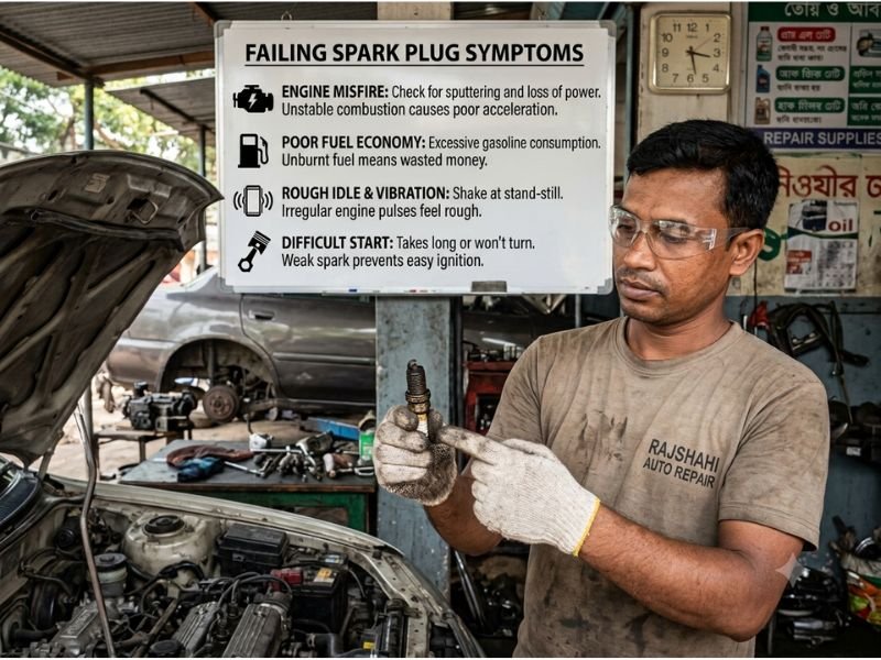 Failing Spark Plug Symptoms