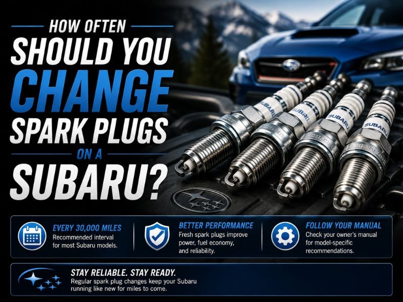 There Is No Single Subaru Spark Plug Replacement Interval