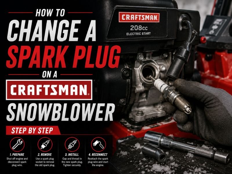 How to Change a Spark Plug on a Craftsman Snowblower Step by Step