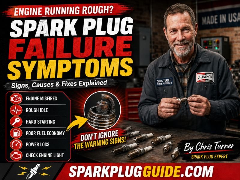 Spark Plug Failure Symptoms: Signs, Causes, and Repair Guide