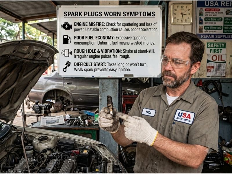 Spark Plugs Worn Symptoms