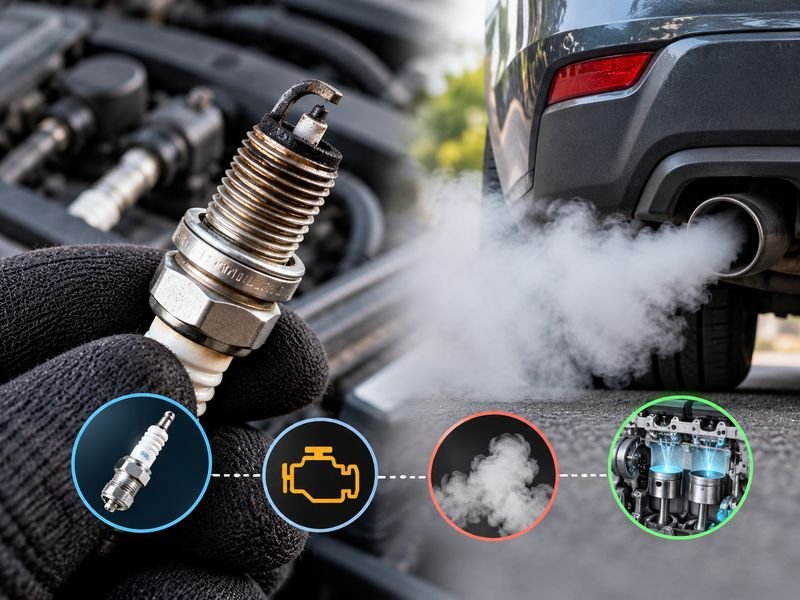 Can Bad Spark Plugs Cause White Smoke?