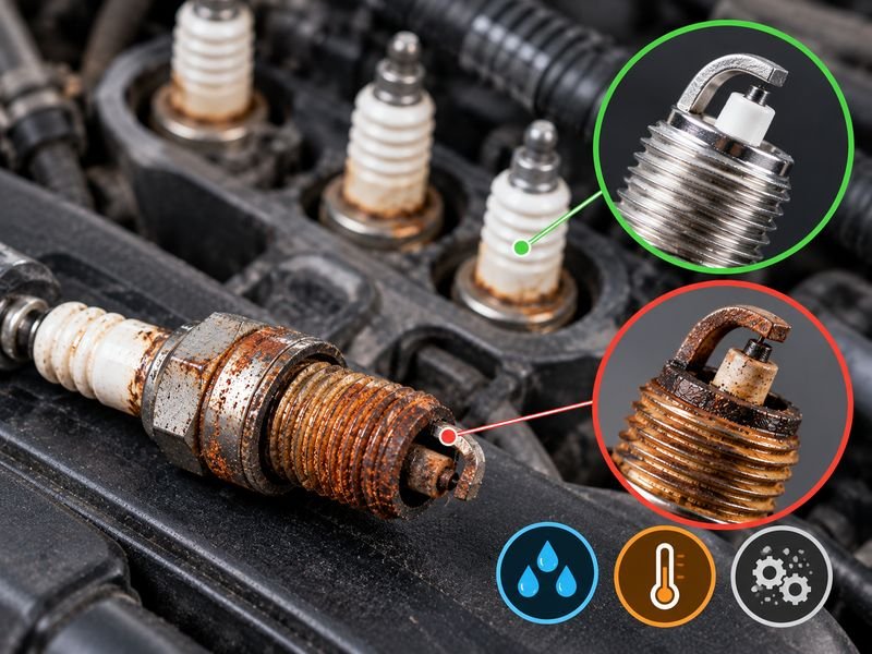 Can Spark Plugs Rust While Sitting in an Engine?