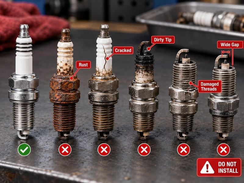 Signs an Unused or Stored Spark Plug Should Not Be Installed