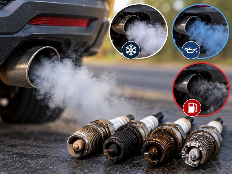 What Color Smoke Can Bad Spark Plugs Cause?