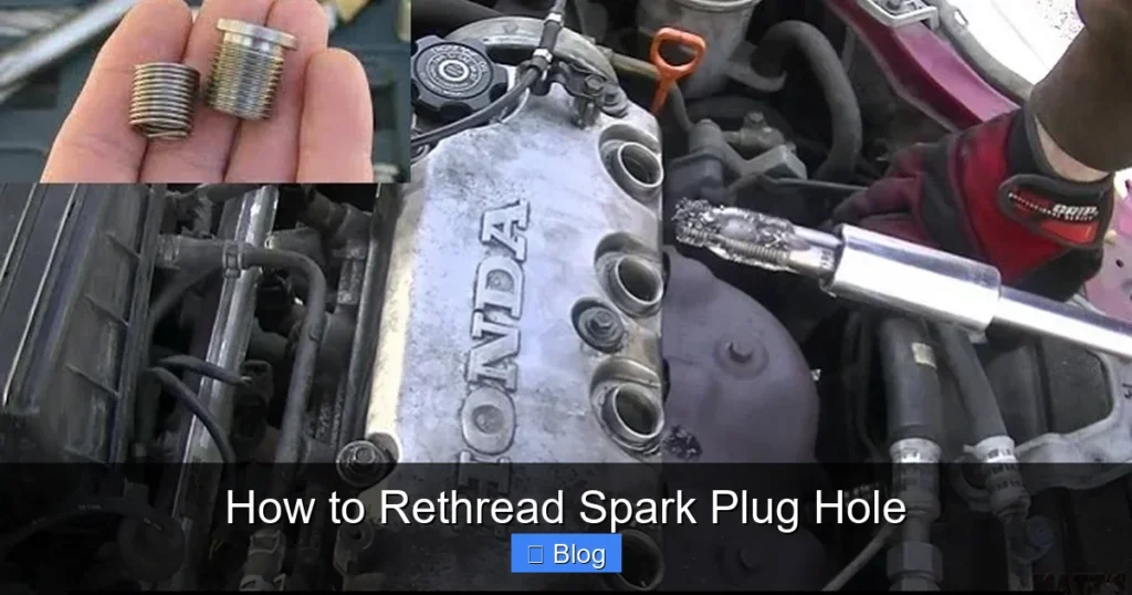 How to Rethread a Spark Plug Hole