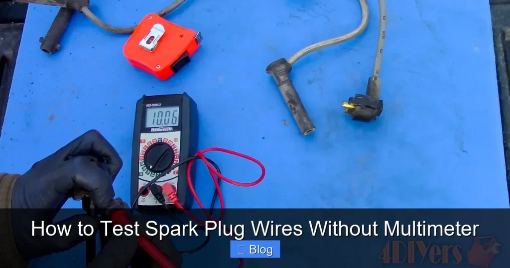 How to Test Spark Plug Wires Without a Multimeter