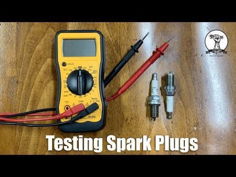 How to Test a Spark Plug With a 12V Battery