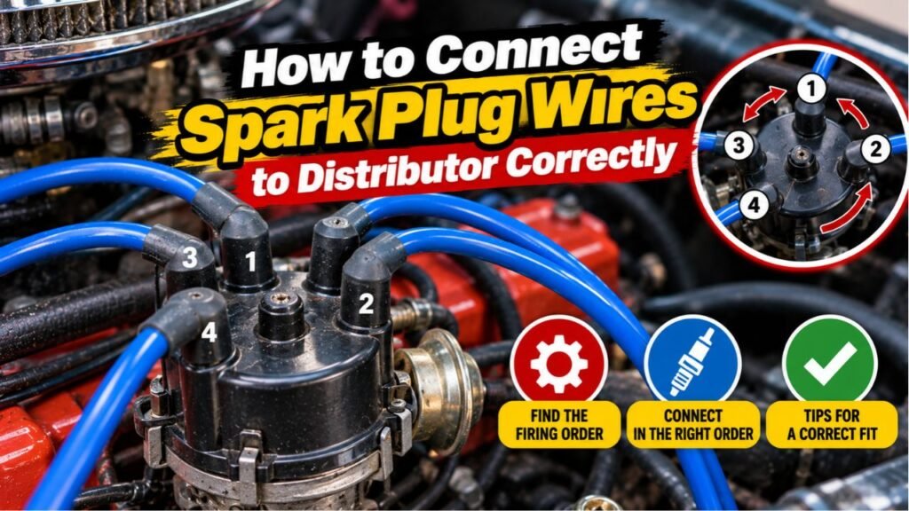 How to Connect Spark Plug Wires to Distributor Correctly