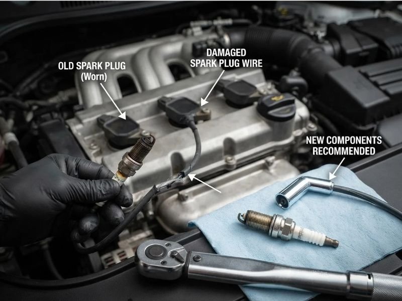 Why Change Spark Plug Wires During a Spark Plug Replacement?